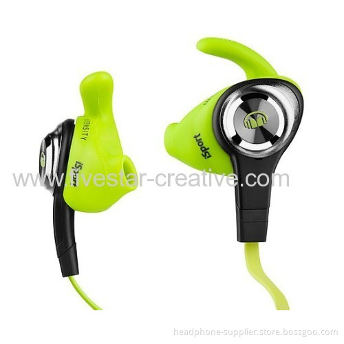 Monster-isport Intensity Earbud Headphones With Controltalk For Ipod Iphone Ipad Green